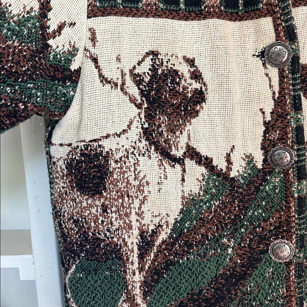 Vintage Hunting Dogs Tapestry Jacket - Picture 3 of 15